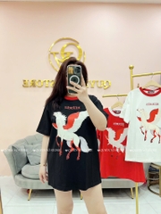 Áo thun ngựa cánh - Form rộng dưới 65kg