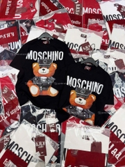 Áo thun gấu Moschino - Form rộng dưới 65kg