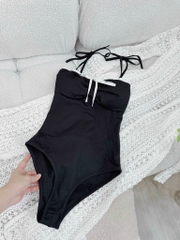 Set bikini khoác ren lưới dài