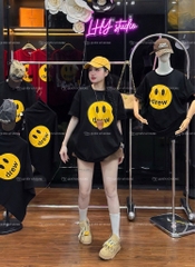 Áo thun mặt cười - Form rộng dưới 65kg