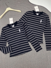 Áo thun tay dài thêu ngựa - Form vừa