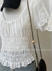 Áo thô boi hoa chun