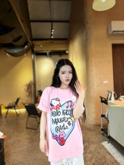 Áo Thun Hello Kitty kèm pk
