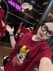Áo thun Mickey kèm túi - Form rộng dưới 65kg