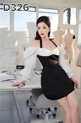 BIGSIZE 55-65kg - Đầm bẹt vai tay dài
