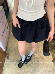 Chân váy bồng - Đen