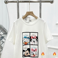 Đầm Mickey trắng - S