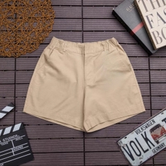 Quần đùi kaki co giãn - Be