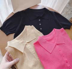 Áo len cổ polo QC