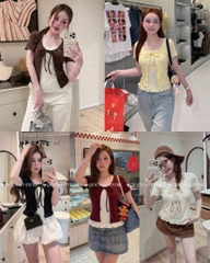 Áo thun kèm khoác set 2