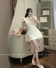 Đầm hoa cổ sen hot hit