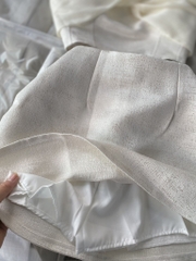 Set áo trễ vai bèo x chân váy