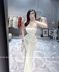 Đầm ôm body cúp ngực đính đá