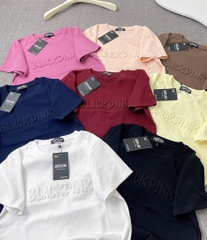 Áo thun dập nổi blackpink - Form vừa