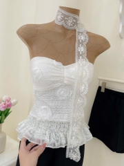 Set áo cúp ngực chân váy