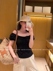 Áo thun cổ u chun trơn