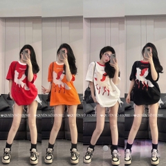 Áo thun ngựa cánh - Form rộng dưới 65kg