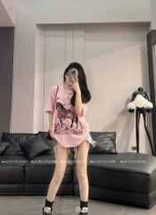 Áo thun ngựa hồng - Form rộng dưới 65kg