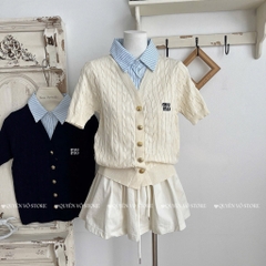 Áo MTG Miu cổ sơ mi