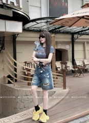 QJ 4803 Quần jean ngố