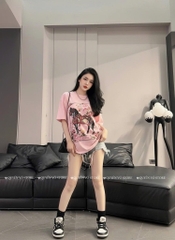 Áo thun ngựa hồng - Form rộng dưới 65kg