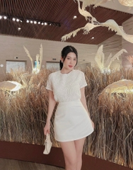 Set voan hoa nổi