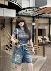 QJ 4803 Quần jean ngố