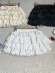 Chân váy 4 tầng - Trắng