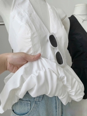 Áo yếm xẻ sâu ngực susu - 823