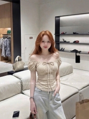 Áo thun cổ u chun trơn