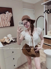 Áo thun set buộc trước