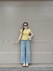 QJ 6819 Quần jean suông