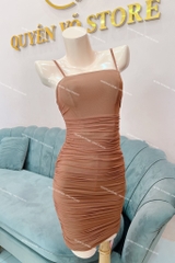 Đầm body 2 dây nhún Hot Girl 2M
