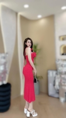 Đầm body đuôi cá dáng dài - Đỏ - M