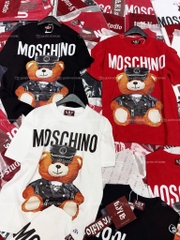 Áo thun gấu Moschino - Form rộng dưới 65kg
