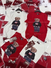 Áo thun gấu teddy - Form rộng dưới 65kg