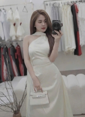 Đầm thiết kế lệch vai