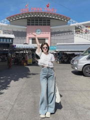 Set áo xô thêu Babydoll