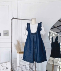 Set yếm Babydoll jean bèo