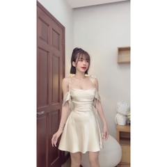 BIGSIZE 55-65kg - Đầm lụa 2 dây - Ngắn