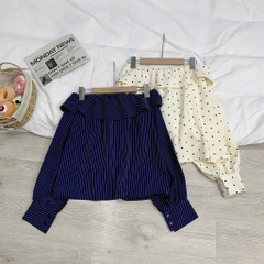 Áo chéo trễ vai thiết kế - 604