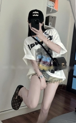 Áo thun vẩy sơn