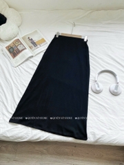 Chân váy cotton dáng dài chữ A