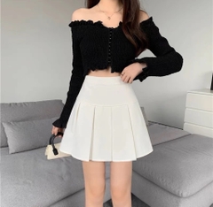 Chân váy tennis ly to - Trắng
