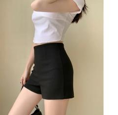 Quần short đùi dance cạp cao - Chất co giãn