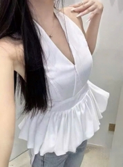 Áo yếm xẻ sâu ngực susu - 823