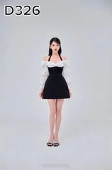 BIGSIZE 55-65kg - Đầm bẹt vai tay dài