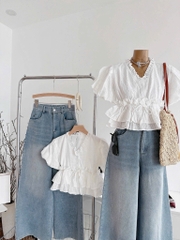 Set áo xô thêu Babydoll