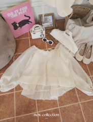 Áo Babydoll voan tơ nude