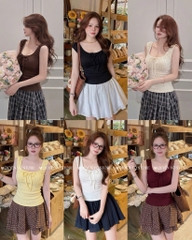 Áo thun 2 dây bản